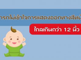 ทารกมองได้ชัดไม่เกินระยะ 12 นิ้ว