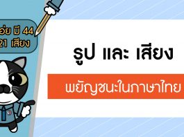 ภาษาไทยง่ายมากกกก ยากนิดเดียว ตอนที่ 3: รูปและเสียงพยัญชนะไทย