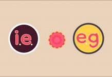 “i.e.” และ “e.g.” แตกต่างกันอย่างไร "i.e." และ "e.g." แตกต่างกันอย่างไร