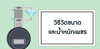 ความรู้เรื่อง “เพชร” ตอนที่ 4: วิธีวัดขนาดและน้ำหนักเพชร ความรู้เรื่อง "เพชร" ตอนที่ 4: วิธีวัดขนาดและน้ำหนักเพชร